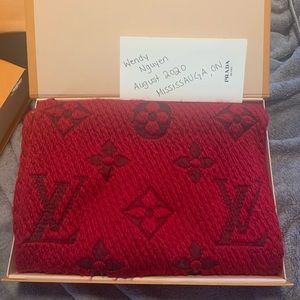 SOLD Louis Vuitton logomania scarf